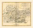 Hainaut Namur Cambresis Belgium - Robert 1748 Art Print