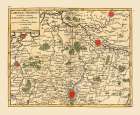 Brussels Environs Belgium - Robert 1748 Art Print