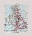 British Isles - Perthes 1896 Art Print