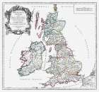 British Isles - Vaugondy 1757 Art Print
