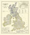 Tudors 1066-1485 British Isles - Spruner 1839 Art Print