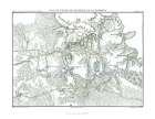 Battle of Borodino Field Plan - Thiers 1866 Art Print by Unknown