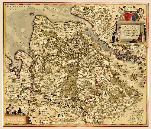 Bremen Verden Duchies Germany - De Wit 1688 Art Print