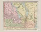 Manitoba Canada - Cram 1892 Art Print