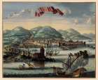 Chios Panoramic Greece - Jansson 1657 Art Print