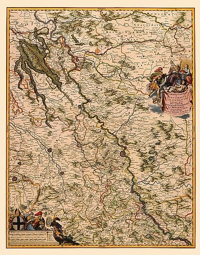 Germany - Visscher 1681 Art Print