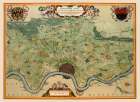 Cologne Area Germany - Visscher 1681 Art Print