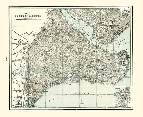 Middle East Turkey In Europe - Rathbun 1893 Art Print