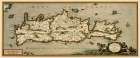 Crete Greece - Visscher 1680 Art Print