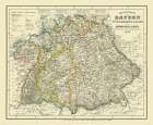 Bavaria Province Germany - 1841 Art Print by Unknown