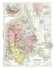 Danish Colonial Empire Denmark - Cortambert 1880 Art Print