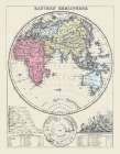 Eastern Hemisphere - Mitchell 1877 Art Print