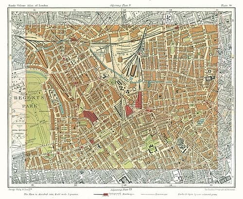 Islington London England - Philip 1904 Victorian Print