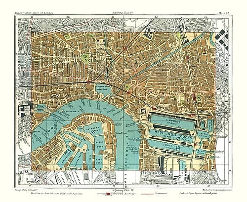Poplar London England - Philip 1904 Art Print