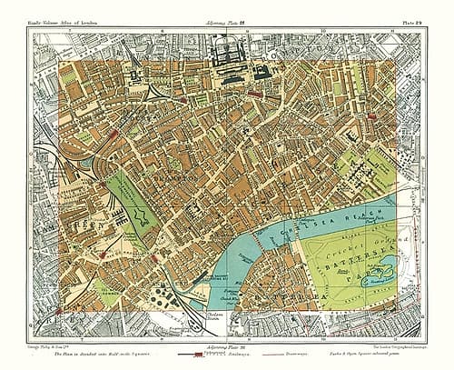 Chelsea London England - Philip 1904 Art Print