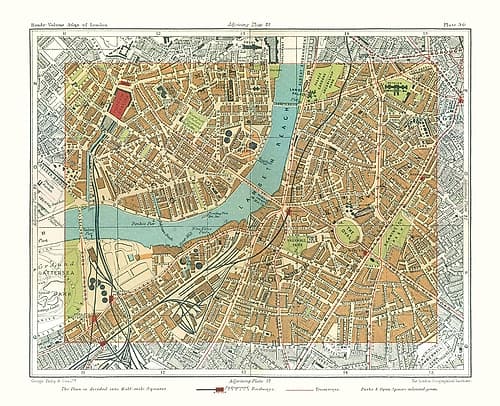 Lambeth London England - Philip 1904 Art Print