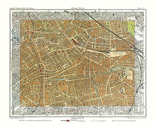Walworth London England - Philip 1904 Vintage Print