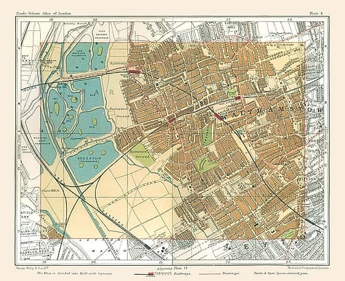Walthamstow London England - Philip 1904 Vintage Print