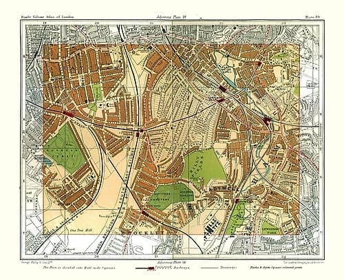 Ladywell London England - Philip 1904 Vintage Print