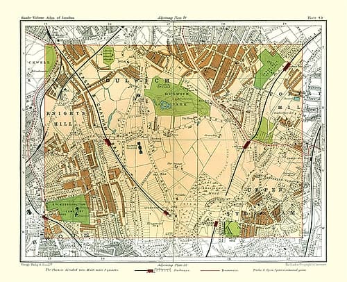 Dulwich London England - Philip 1904 Art Print