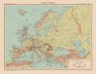 Physical Europe - Schrader 1908 Art Print