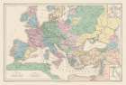 Europe The Crusades - Drioux 1882 Art Print