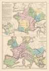 Europe Carolingian Empire Merovingian Dynasty Art Print