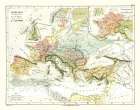 Ancient Europe Early 6th Century - Cortambert 1880 Art Print