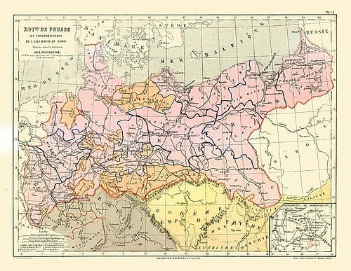 Prussian Kingdom North German Confederation Art Print