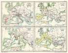 Europe Barbarian Migrations 451 AD-500 AD Art Print