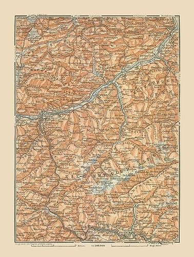 Europe Zill Ertaler Alpen Region Austria Italy Art Print