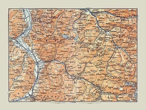 Europe Eastern Switzerland Southwest Austria Art Print