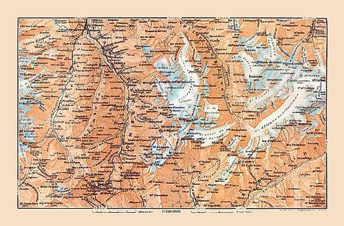 Europe Val d Entremont Switzerland Italy Art Print