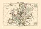 Europe - Santini 1794 Art Print