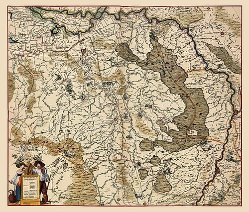 Benelux Flemish Brabant Flanders Belgium Vintage Print