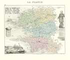 Finistere Region France - Migeon 1869 Art Print
