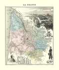 Gironide Region France - Migeon 1869 Art Print