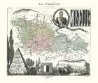 Moselle Region France - Migeon 1869 Art Print