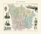 Nievre Region France - Migeon 1869 Art Print