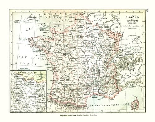 France 1860 - Gardiner 1902 Art Print