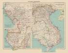 French Colonies France - Schrader 1908 Art Print