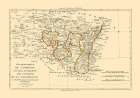 Lorraine Alsace Champagne France - Santini 1794 Vintage Print