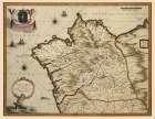 Iberian Peninsula Galicia Spain - Blaeu 1635 Art Print