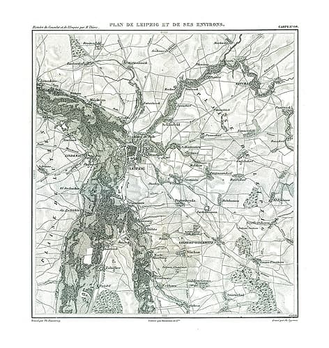 Leipzig Germany - Thiers 1866 Art Print