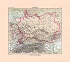 Germany - Perthes 1896 Art Print
