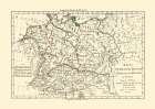 Ancient Germany - Santini 1794 Art Print