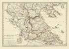 Ancient Northern Greece - Chapman 1829 Art Print