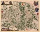 Hesse Kassel Region Germany - Blaeu 1662 Art Print