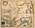 Central Asia - Blaeu 1638 Art Print