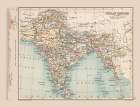 Indian Empire India Sri Lanka - Bartholomew 1892 Art Print